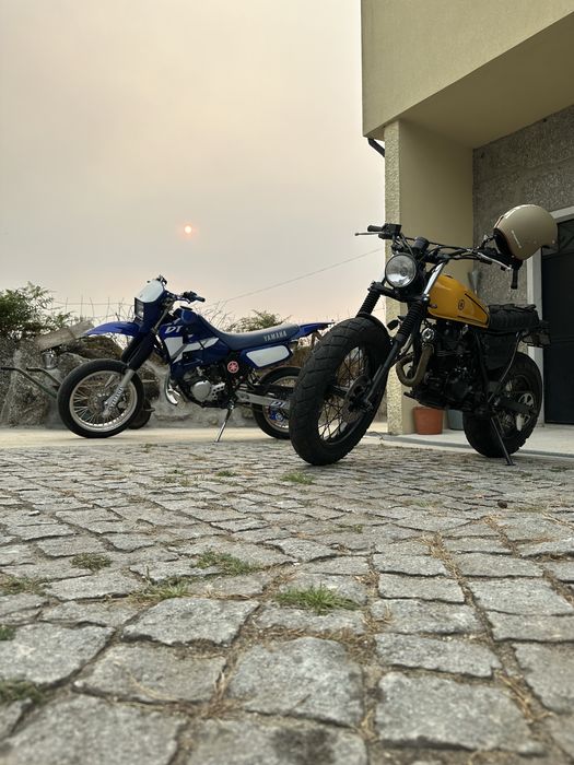 Yamaha TW 125 transformada cafe recer