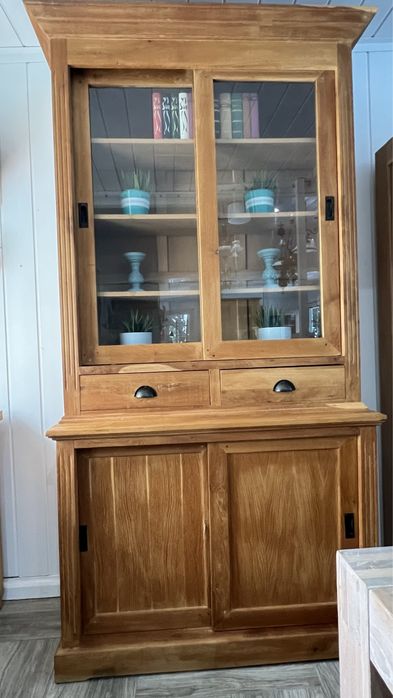 Kredens witryna 100% drewna -Meble holenderskie