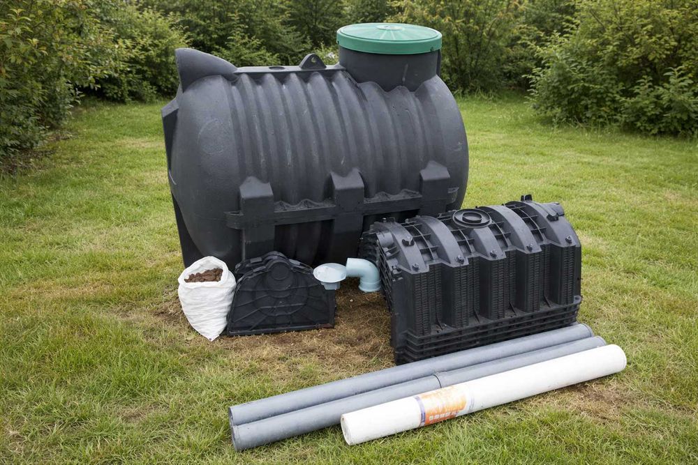 Oczyszczalnia szambo Ekologiczne 3000l 6 Tuneli 300l