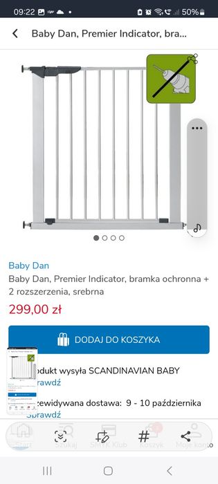 Bramka ochronna 2szt. Bany Dan