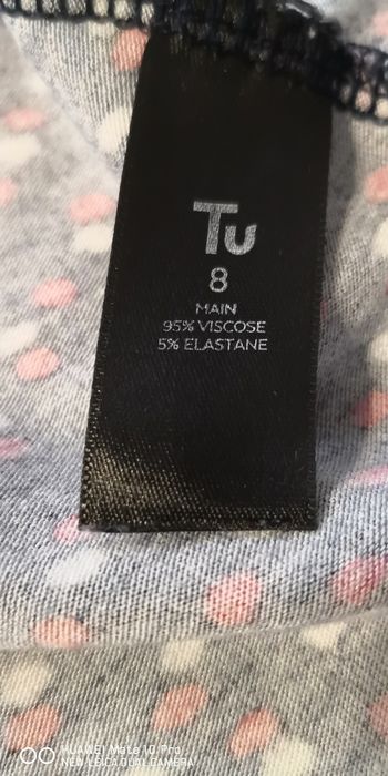 Koszula damska w groszki.