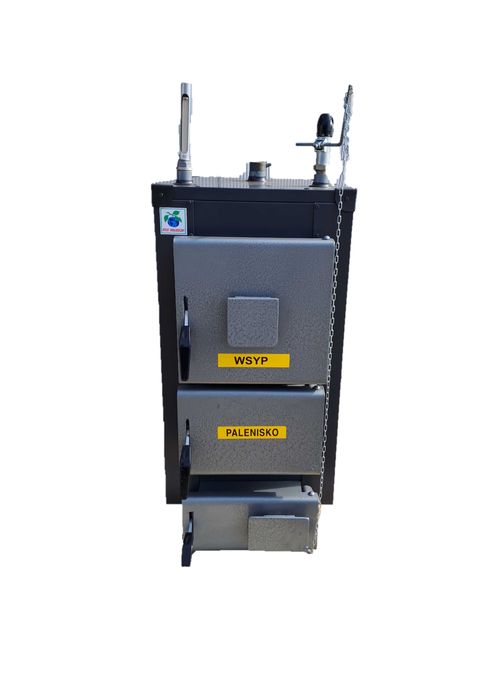 Piec Kocioł 5kw do 55m2 Węgiel Drewno +Miarkownik termometr GRATIS