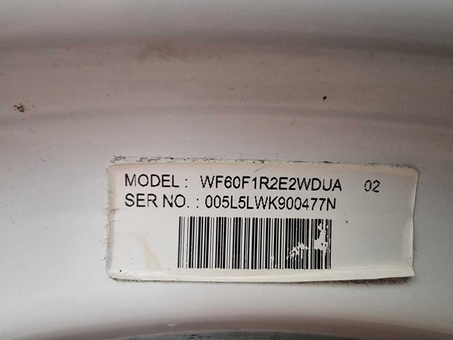 Пральна машина Samsung 6кг eco-bubble WF60F1R2E2W