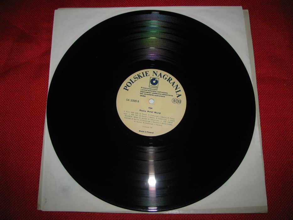 TSA Heavy Metal World winyl LP stan VG \ Ex