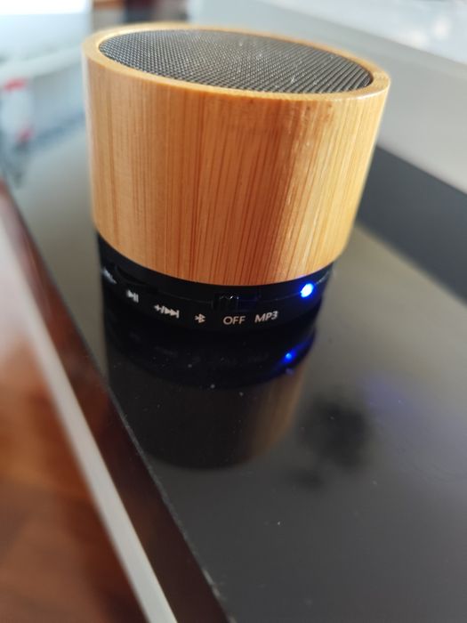Coluna Bluetooth Bamboo