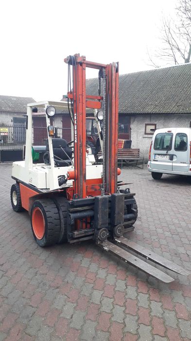 NISSAN wozek widlowy blizniaki pozycjoner scisk toyota podwojne kola