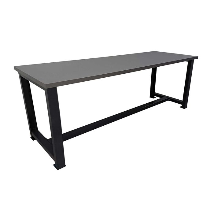 Stół roboczy do warsztatu solidny P-2101 - 210cm antracyt wzmocniony