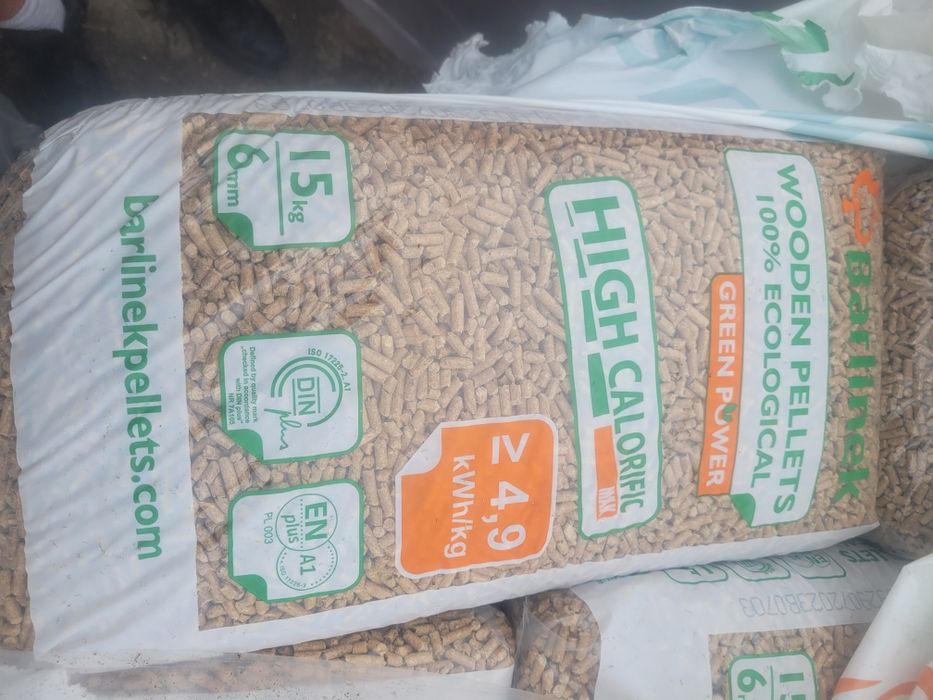 Pellet Barlinek 6mm ENplus A1 990kg dostawa gratis Piła • OLX.pl