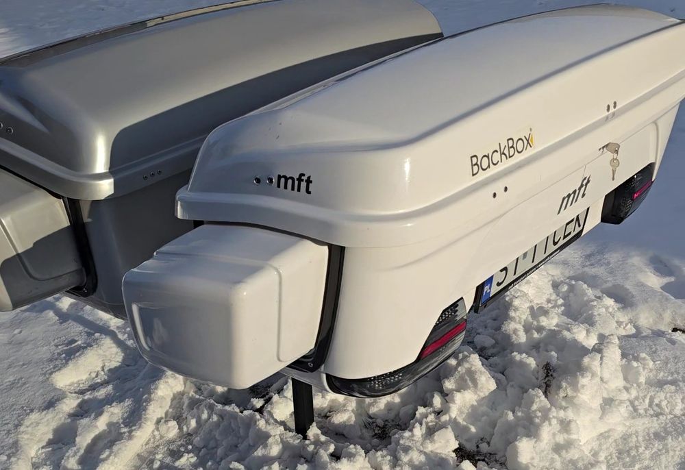 Kufer box na narty na hak mft