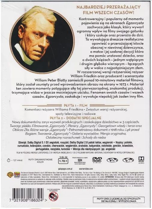 Ikony Kina. Egzorcysta, 2 Dvd