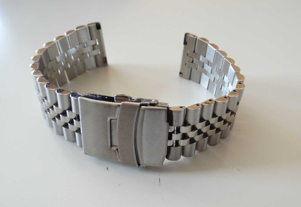 Bransoleta Jubile 20mm 22mm do zegarka Seiko Orient Casio Citizen 316L