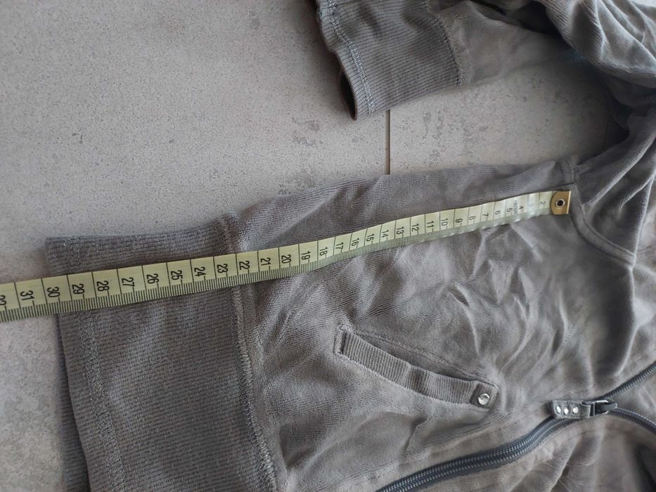 Szara bluza dresowa, domowa 128
