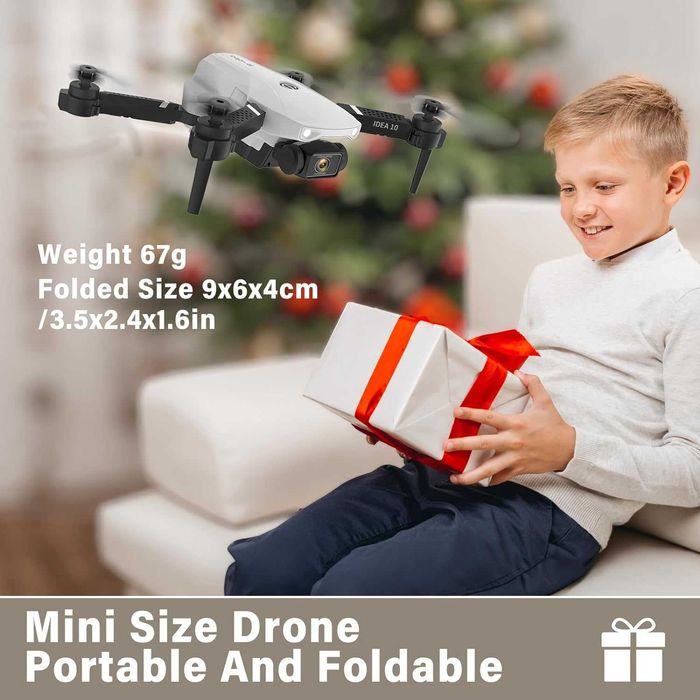 Drone IDEA10 for Kids and Beginners, Dual Camera, 2 Batteries – NEW64740948285441123