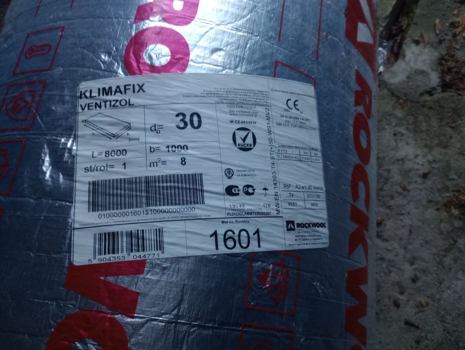 Wełna Rockwoll 3 cm gr