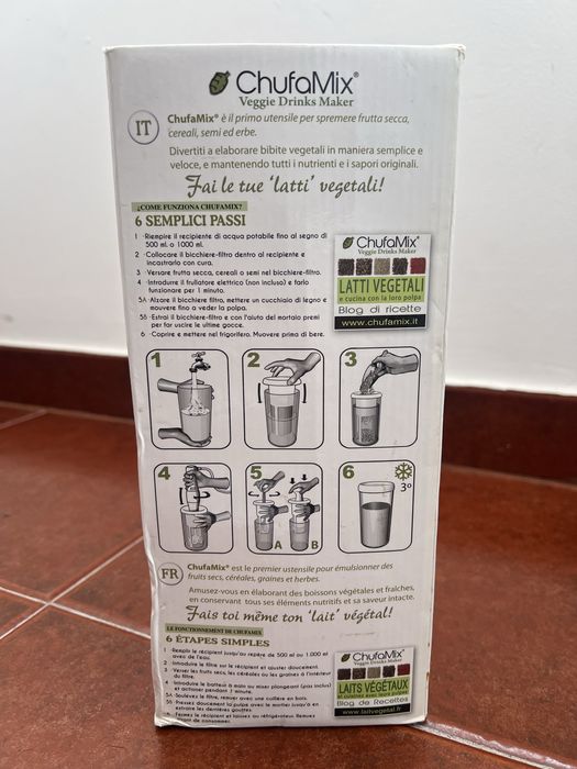 Chufamix para fazer leite vegetal