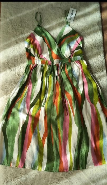 Vestido multicolorido