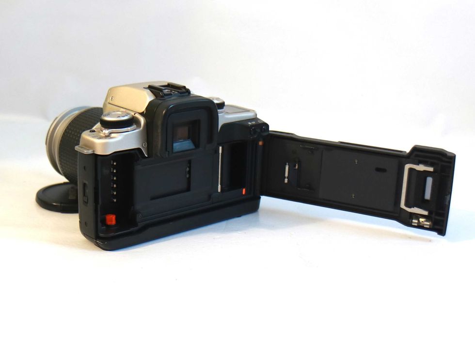 Canon EOS 50E máquina fotográfica analógica (de rolo)