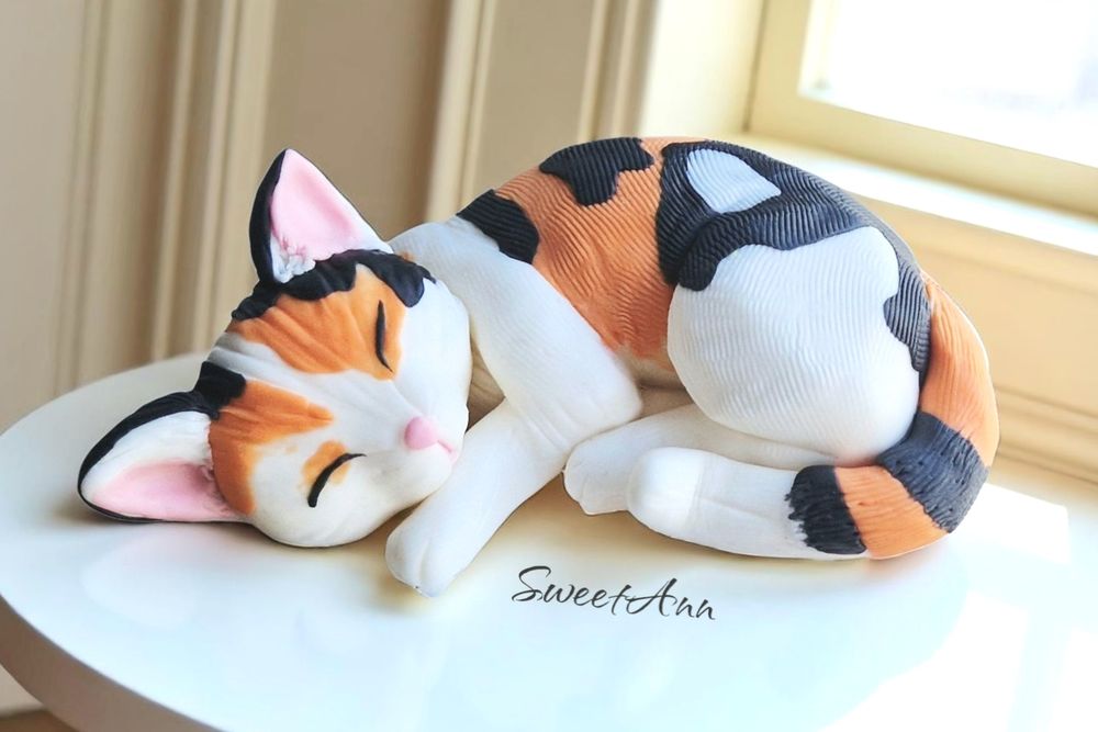 Kot kotek figurka na tort