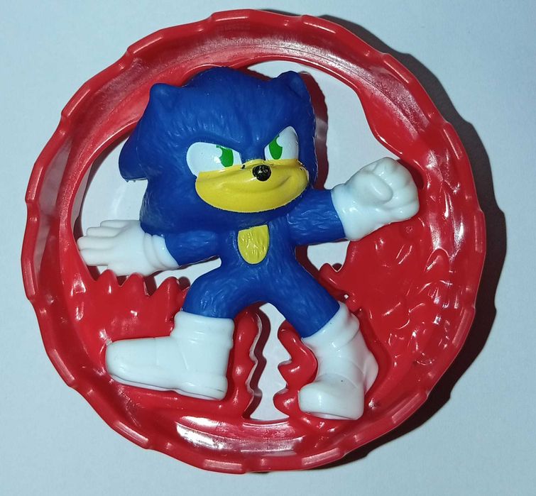 2 Bonecos Sonic Spin Dash - Coleção McDonald's Sonic 3 (Filme 2024)