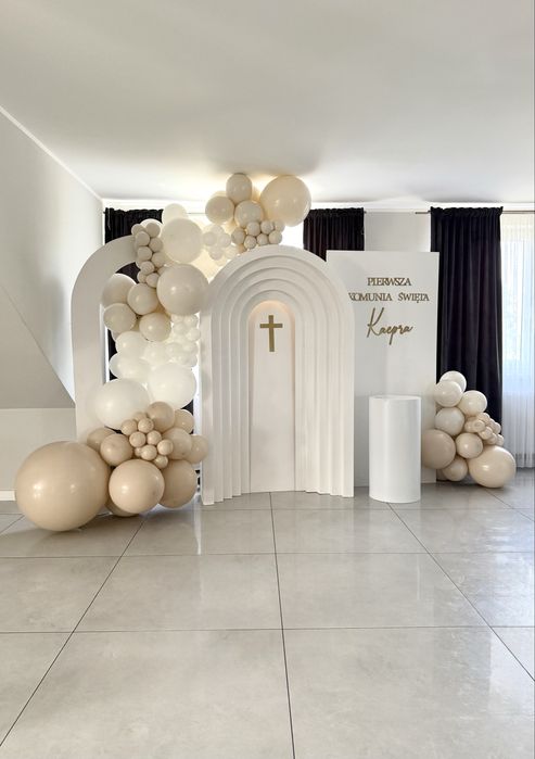 Dekoracje balonowe, ścianki balonowe, tło do zdjęć