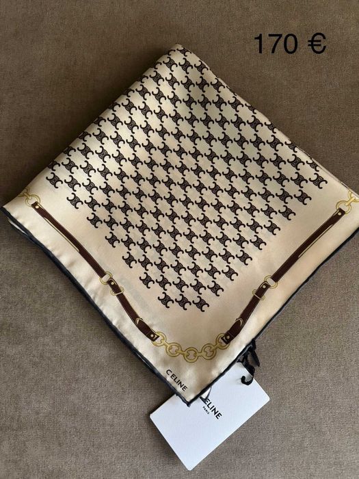 новый шелковый платок Celine