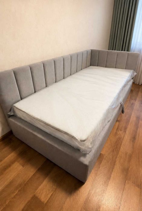 Дитяче ліжко Олівія 90х200 з підйомним механізмом Сіре Нове зі складу