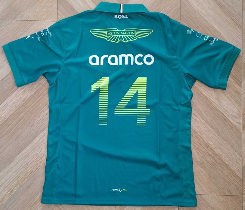 Koszulka polo F1 Fernando Alonso #14 Aston Martin