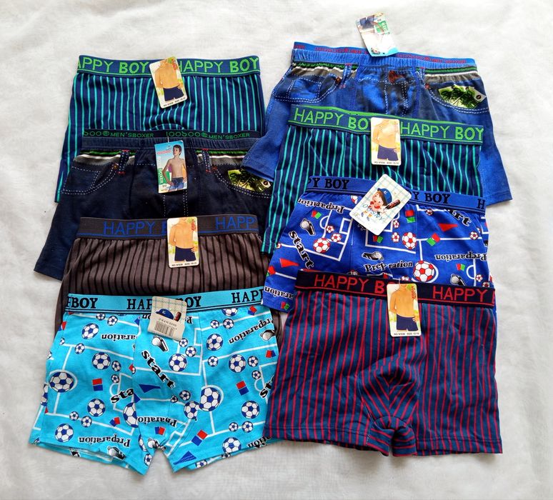 Zestaw bokserek 134/146cm 8szt