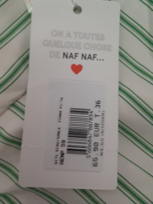 Calça Pantalona Naf Naf Nova e com etiqueta