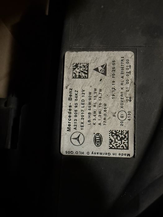 Farol Multibeam Mercedes Classe E W213