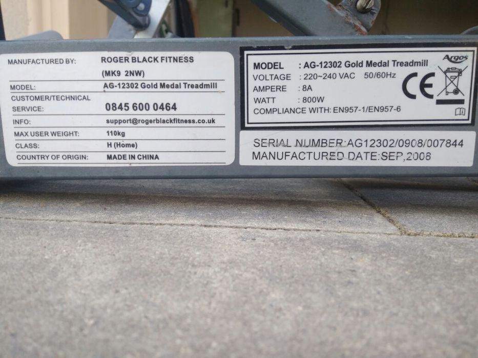 Silnik zmiany kąta bieżni Roger black