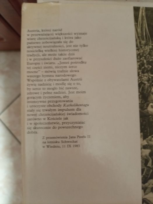 Książka Jan Paweł II w Austrii i Szwajcarii.