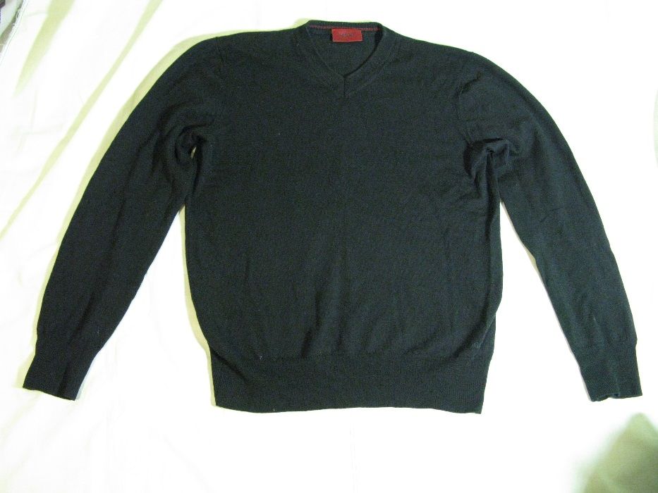 Meski sweter HUGO BOSS z linii HUGO 100% wełna merinos