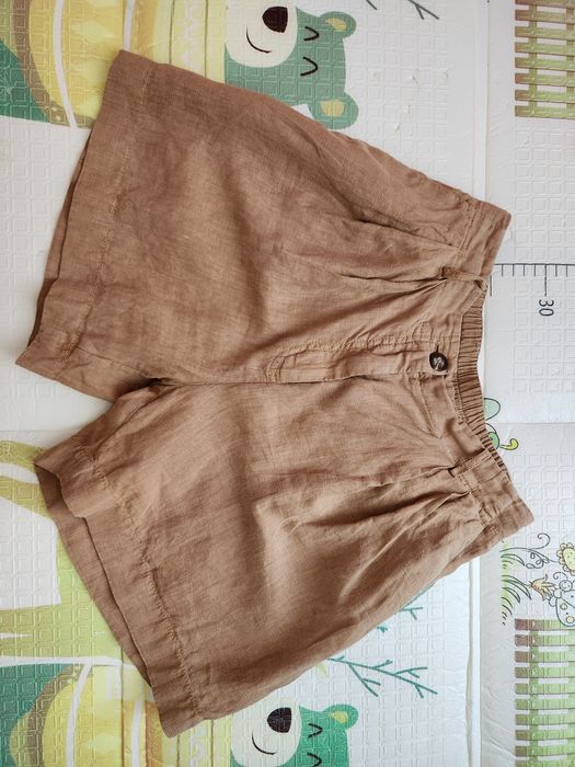Лляні шорти Massimo Dutti