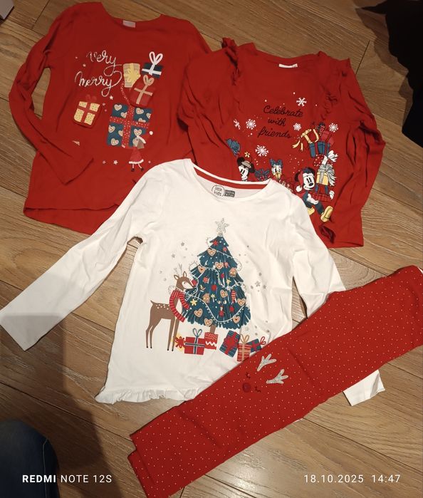 Mega Paka ubranek dziewczynka 122/128