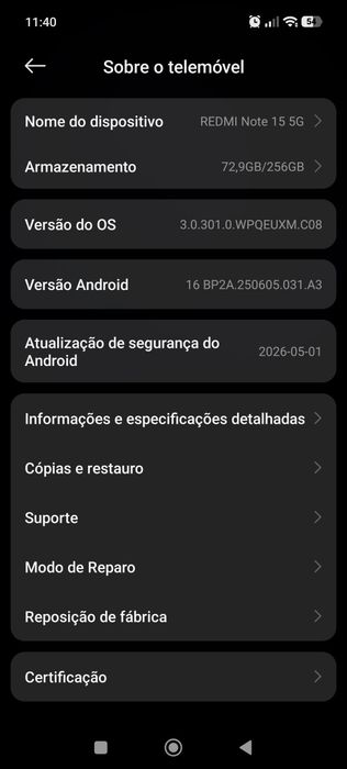 Xiaomi Redmi Note 15 5g 256gb