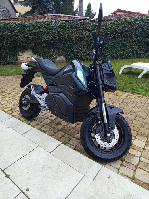 Електробайк Nitron 2800W электромотоцикл СКЛАД гарантія 32ah Чорний