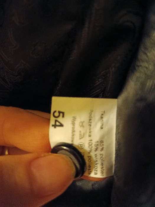 Smoking ślubny męski