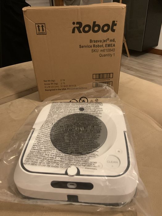 Mopa Robot Braava jet m6  nova