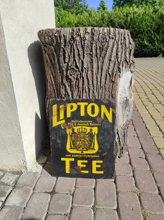 Stary szyld niemiecki Lipton tee