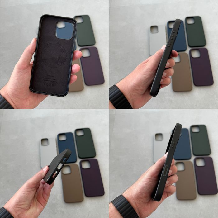 Шкіряний чохол для iPhone 16-16 Pro Max Leather Case MagSafe