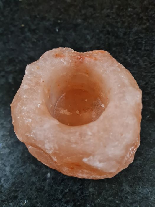 Porta velas Sal dos Himalaias