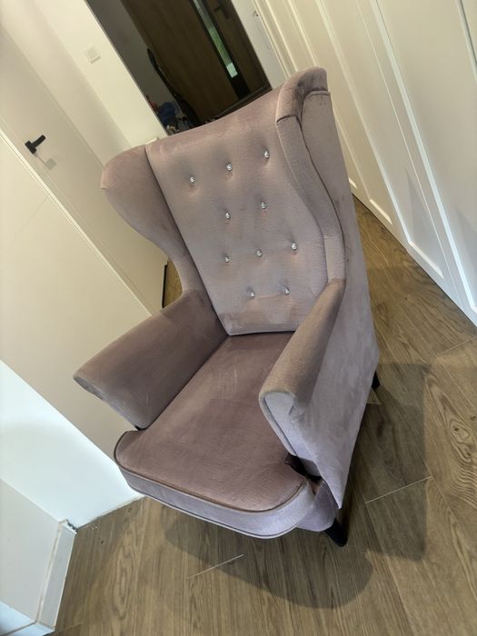 Fotel  glamour  uszak