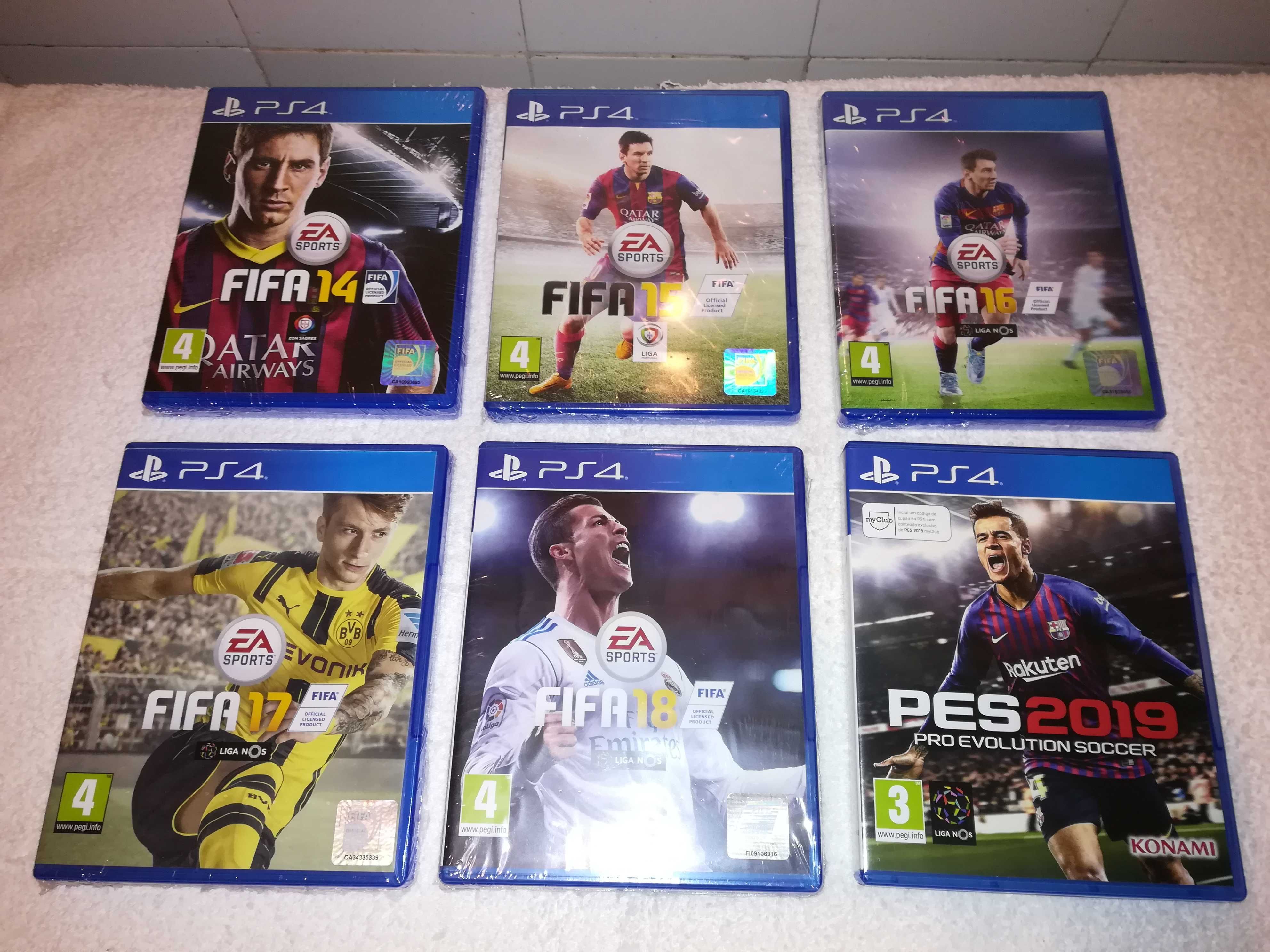 Fifa e pes - jogo ps4 (jogo playstation 4) futebol vários Porto