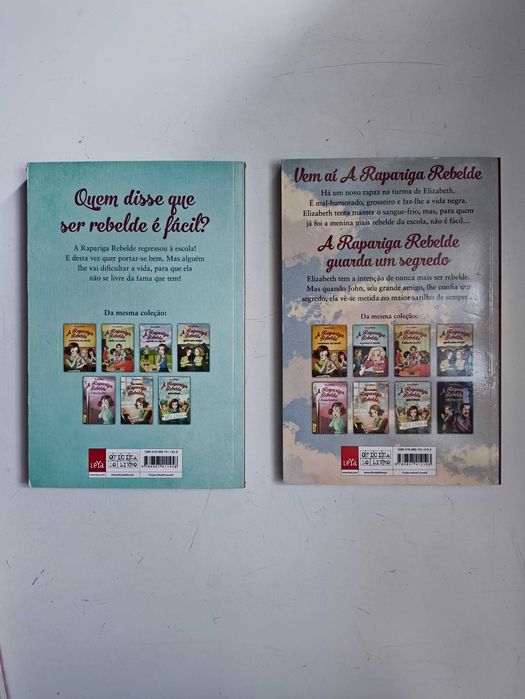 Conjunto de 2 livros da "A Rapariga Rebelde " Vol 2 e 4