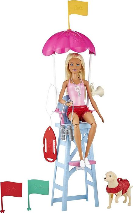 Лялька барбі рятувальниця. Barbie Careers Lifeguard
