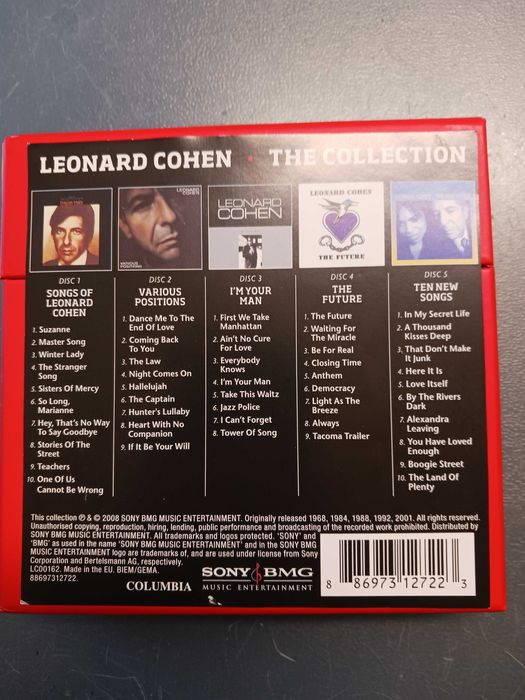 LEONARD COHEN / Discografia