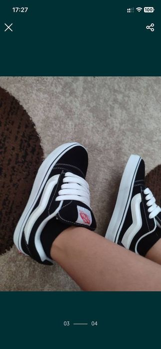 Кеди унісекс Vans Knu Skool, р.33-44,  В'єтнам