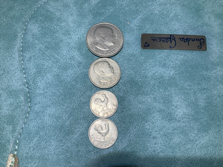 Lote moedas Malawi antiga colónia Britânica 1964 a 1971