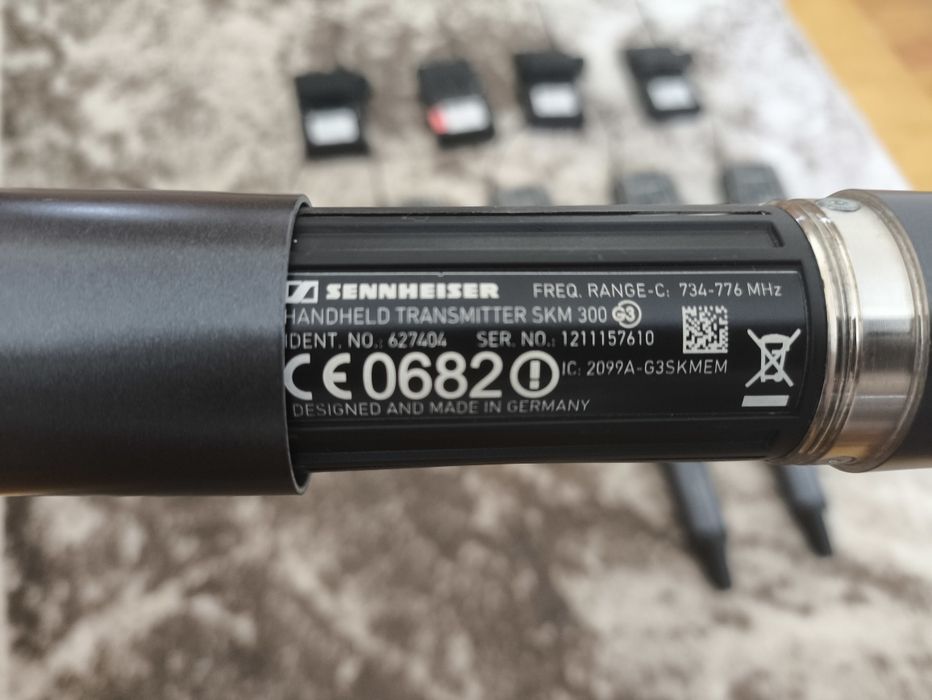 Радіомікрофон Sennheiser SKM 300 G3 (MMD 865), SK 300 G3, Beyerdynamic TS 800